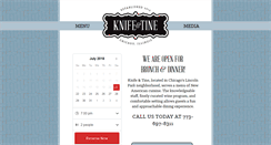 Desktop Screenshot of knifeandtine.com